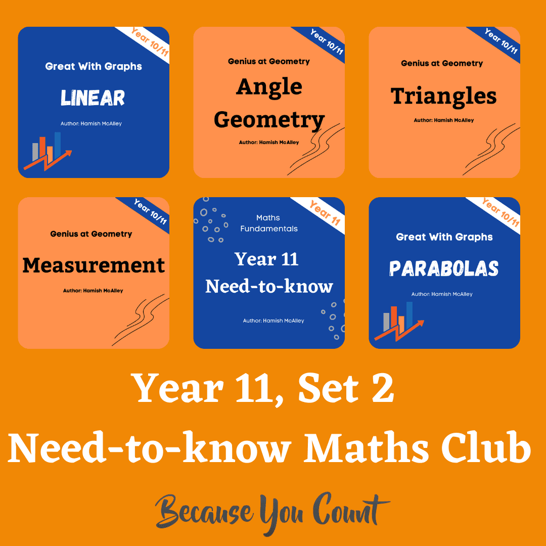 Need-to-know Maths Club; Expert guidance! Year 11, Set 2